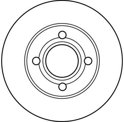 Тормозной диск DF2598