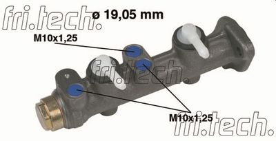 Главный тормозной цилиндр fri.tech. PF004 для FIAT 126