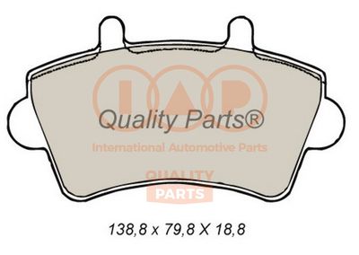 Комплект тормозных колодок, дисковый тормоз IAP QUALITY PARTS 704-13160 для RENAULT MASTER