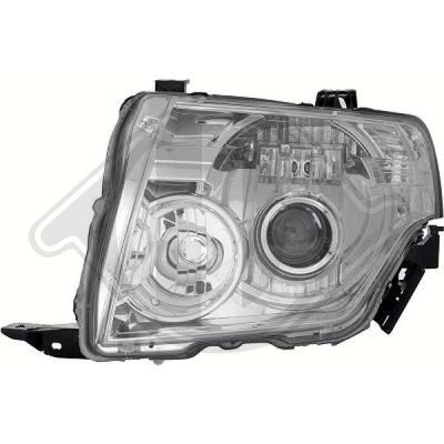 Основная фара DIEDERICHS 5845885 для MITSUBISHI PAJERO