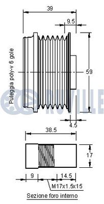 GENERATORFREILAUF RUVILLE 542135 1