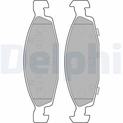 Brake Pad Set, disc brake LP1557