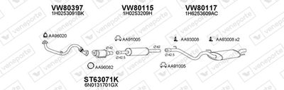 SISTEM DE ESAPAMENT VENEPORTE 800042