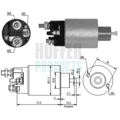 SOLENOID ELECTROMOTOR