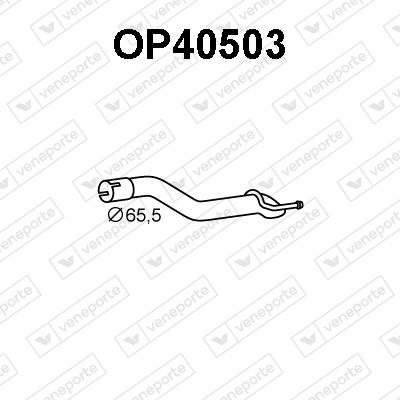 ABGASROHR VENEPORTE OP40503