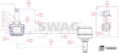 SWAG 33 11 0105 Деталь для SUZUKI SWIFT V (AZ) 1.2 Hybrid (Mild Hybrid) (A2L412)
