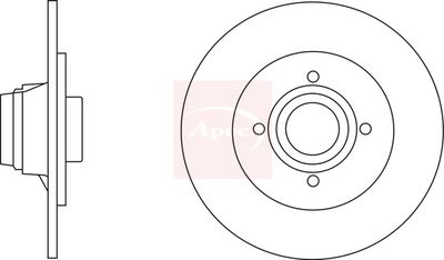 APEC Brake Disc DSK2813