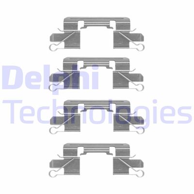 Комплектующие, колодки дискового тормоза DELPHI LX0528 для NISSAN NV200
