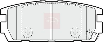 APEC Brake Pad Set, disc brake PAD1360