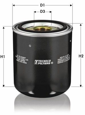 Wkład osuszacza powietrza, instalacja pneumatyczna TECNECO FILTERS OL5693AIRDRY