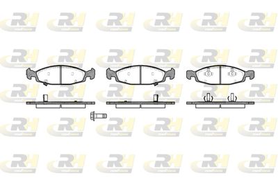 ROADHOUSE 2736.12 Тормозные колодки и сигнализаторы для JEEP GRAND CHEROKEE II (WJ, WG) 4.7 V8 4x4 ROADHOUSE 2736.12 Тормозные колодки и сигнализаторы для JEEP GRAND CHEROKEE II (WJ, WG) 4.7 V8 4x4