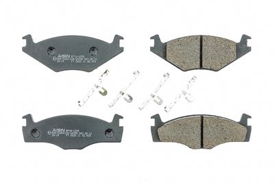 комплект спирачно феродо, дискови спирачки AISIN BPVW-1035