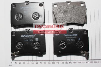 Комплект тормозных колодок, дисковый тормоз DYNAMATRIX DBP1570 для MITSUBISHI PAJERO