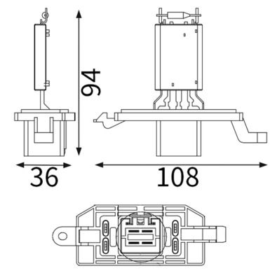REZISTOR VENTILATOR HABITACLU
