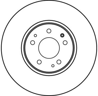BREMSSCHEIBE TRW DF2593 1