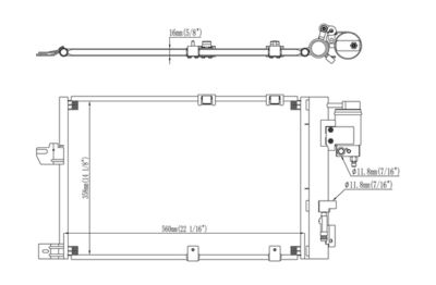 KONDENSATOR KLIMAANLAGE WALKER WCD00002 6