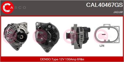 Генератор CASCO CAL40467GS для JAGUAR XF