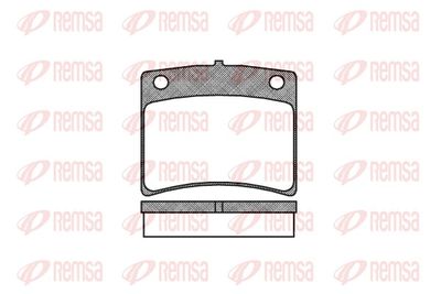 комплект спирачно феродо, дискови спирачки REMSA 0095.20