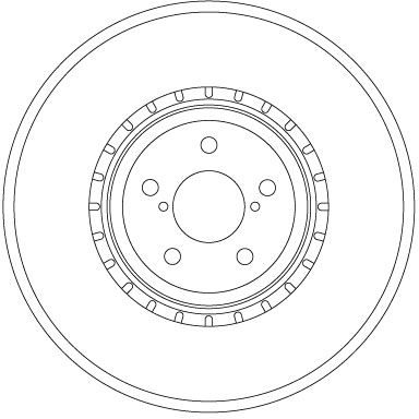 Bromsskiva TRW DF6923S