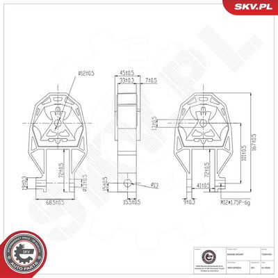 SUPORT MOTOR ESEN SKV 75SKV451 4