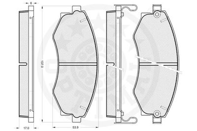 SET PLACUTE FRANA FRANA DISC OPTIMAL 10130 2