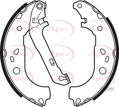 Brake Shoe Set APEC SHU684