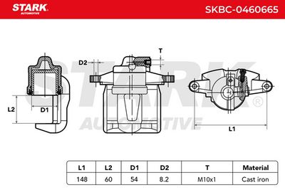спирачен апарат STARK SKBC-0460665