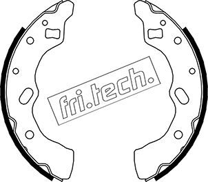 fri.tech. 1049.145 Ремкомплект барабанных колодок  для MAZDA 121 II (DB) 1.3 i 16V