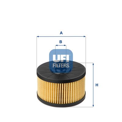 UFI 25.145.00 Масляный фильтр  для DACIA LOGAN (Дача Логан)