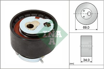 Napínací kladka, ozubený řemen Schaeffler INA 531 1006 10
