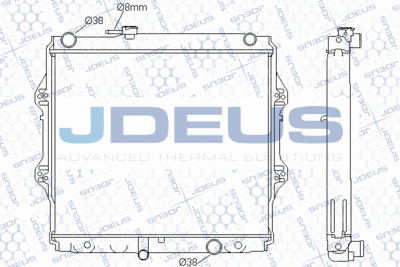 RADIATOR RACIRE MOTOR JDEUS 028M26