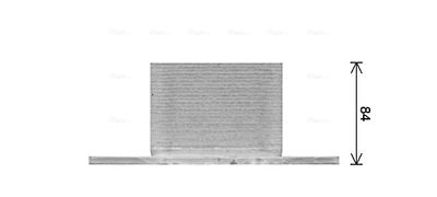 RADIATOR ULEI ULEI MOTOR AVA QUALITY COOLING BW3594 2