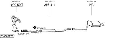 Изпускателна система BOSAL SYS03730