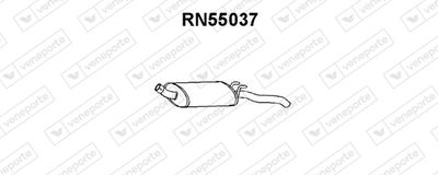 Глушитель выхлопных газов конечный VENEPORTE RN55037 для RENAULT RAPID