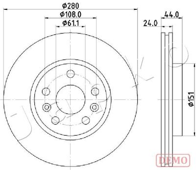 JAPKO 600716C Тормозные диски  для RENAULT MEGANE II (BM0/1_, CM0/1_) 2.0 dCi