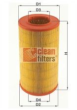 Воздушный фильтр CLEAN FILTERS MA1107 для NISSAN PICK