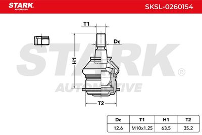 Шарнири STARK SKSL-0260154