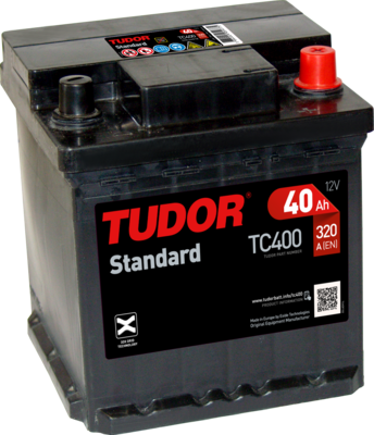 Стартерная аккумуляторная батарея TUDOR TC400 для LANCIA Y10