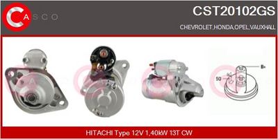 STARTER CASCO CST20102GS
