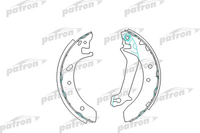 Комплект тормозных колодок PATRON PSP421 для FORD ESCORT