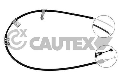 Тросик, cтояночный тормоз CAUTEX 708100 для HYUNDAI MATRIX