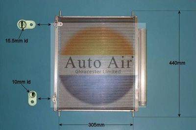 Condenser, air conditioning Auto Air Gloucester 16-9814