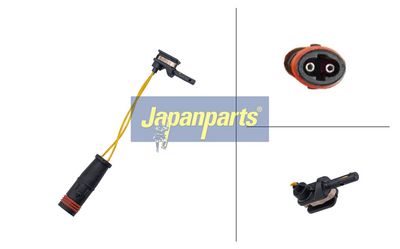 JAPANPARTS Įspėjimo kontaktas, stabdžių trinkelių susidėvėjimas
