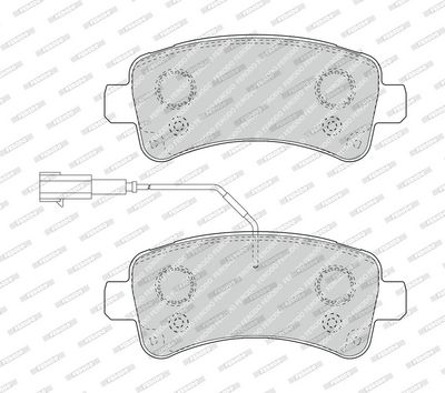 BREMSBELAGSATZ SCHEIBENBREMSE FERODO FVR4950 1