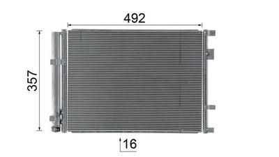 CONDENSATOR CLIMATIZARE MAHLE AC1055000S 9