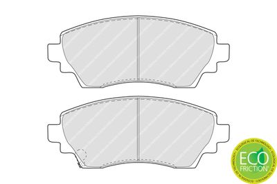 SET PLACUTE FRANA FRANA DISC FERODO FDB1391 1