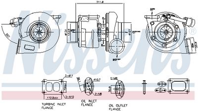 Compresor, sistem de supraalimentare NISSENS 93317