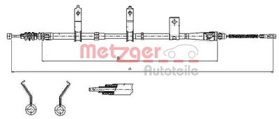 CABLU FRANA DE PARCARE METZGER 176031