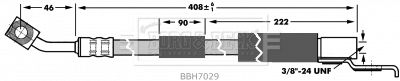 Brake Hose Borg & Beck BBH7029