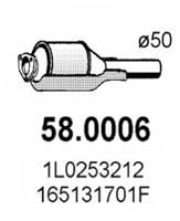ASSO 58.0006 Катализатор для VW PASSAT B3/B4 Variant (3A5, 35I)